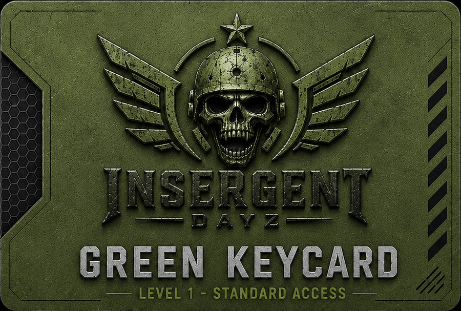INSERGENT green keycard