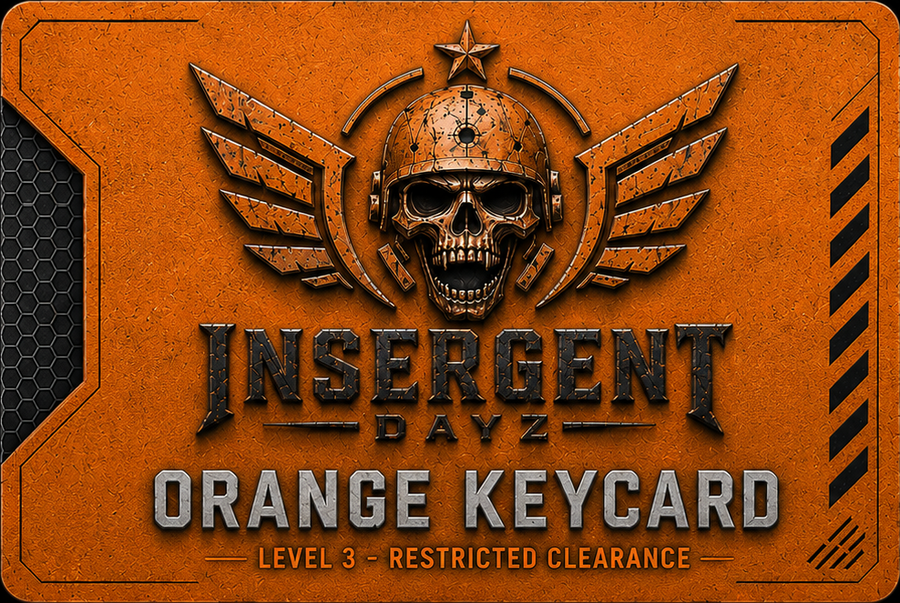 INSERGENT orange keycard