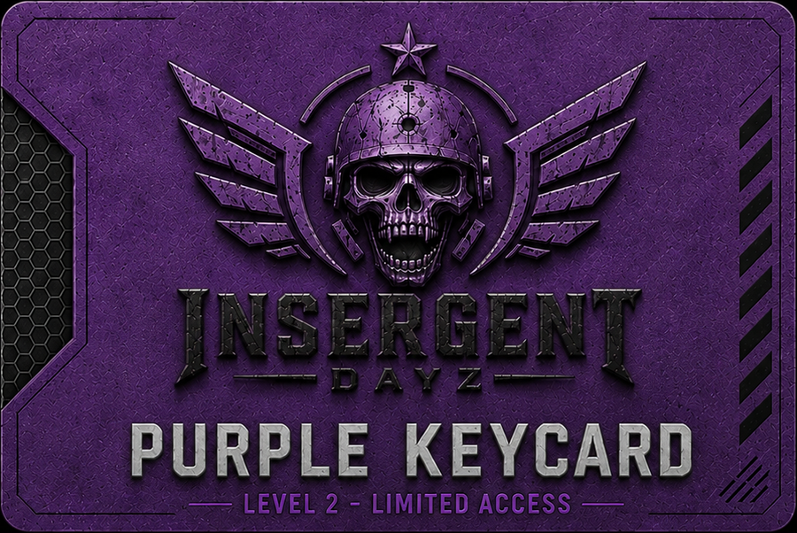 INSERGENT purple keycard