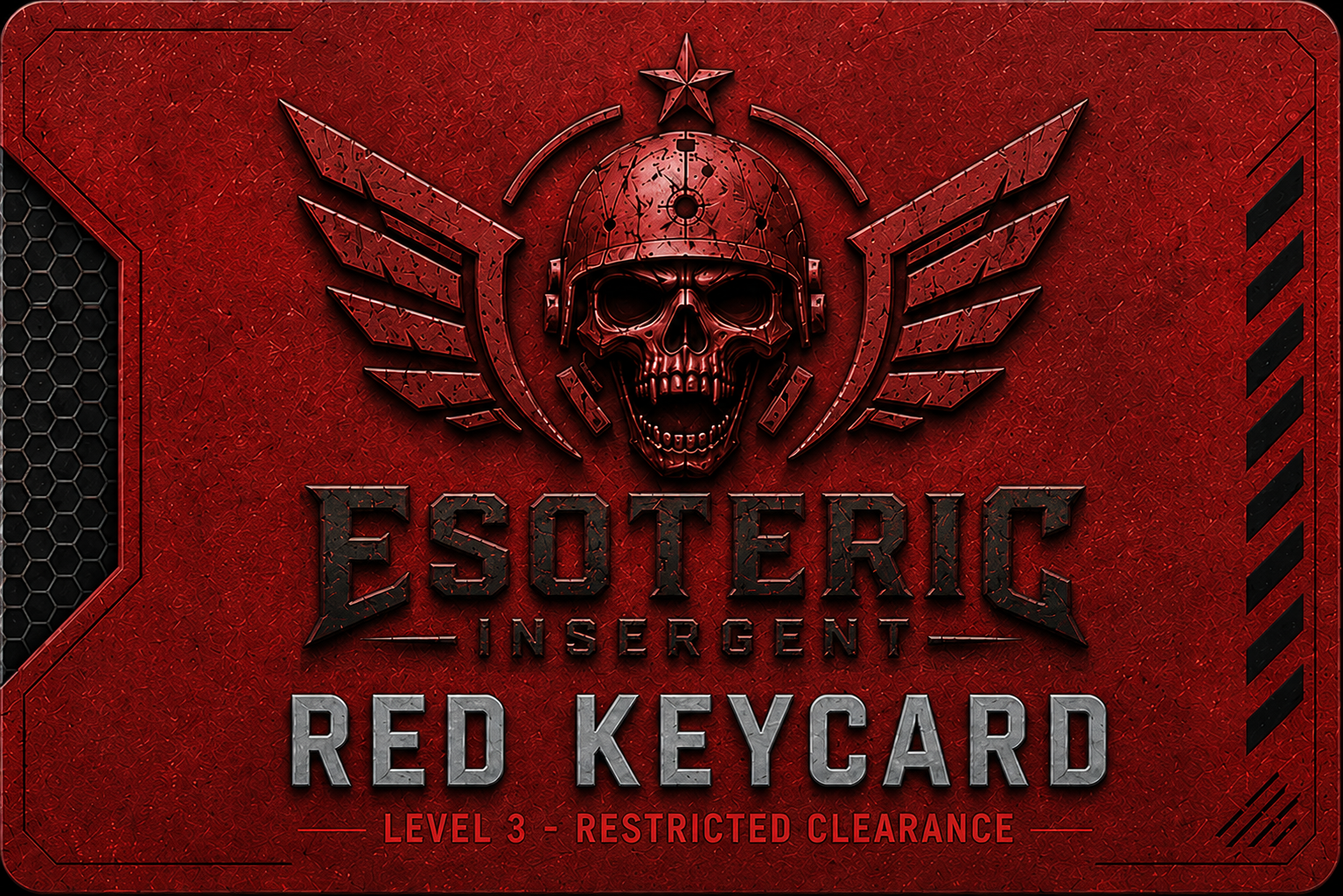 ESOTERIC INSERGENT red keycard
