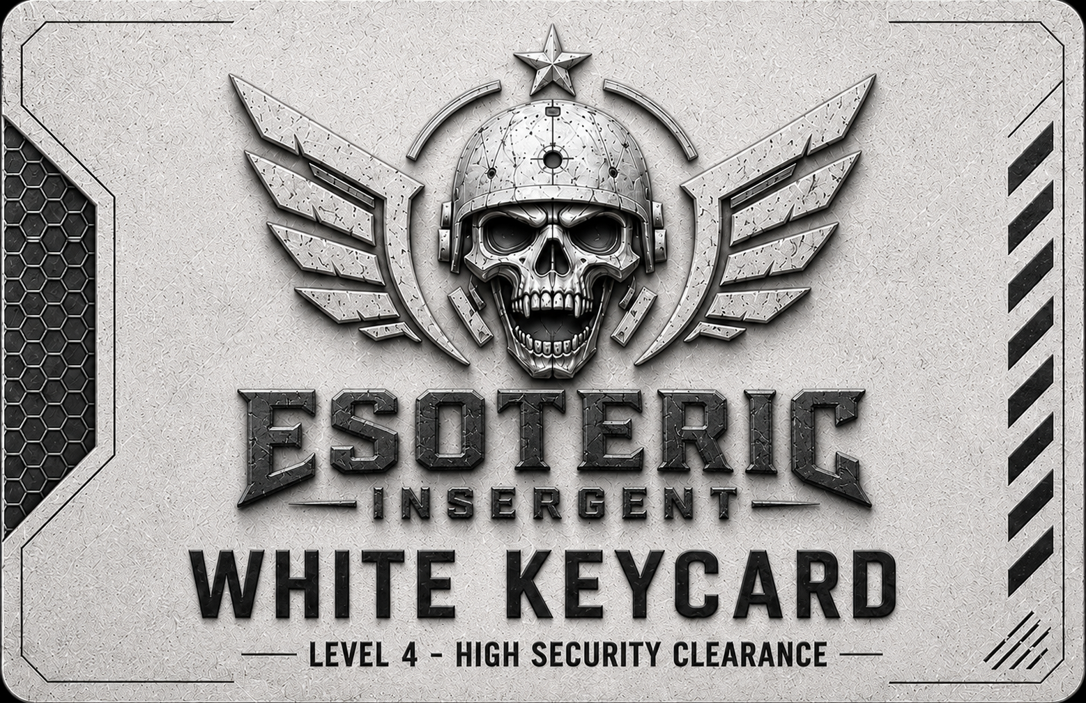 ESOTERIC INSERGENT white keycard